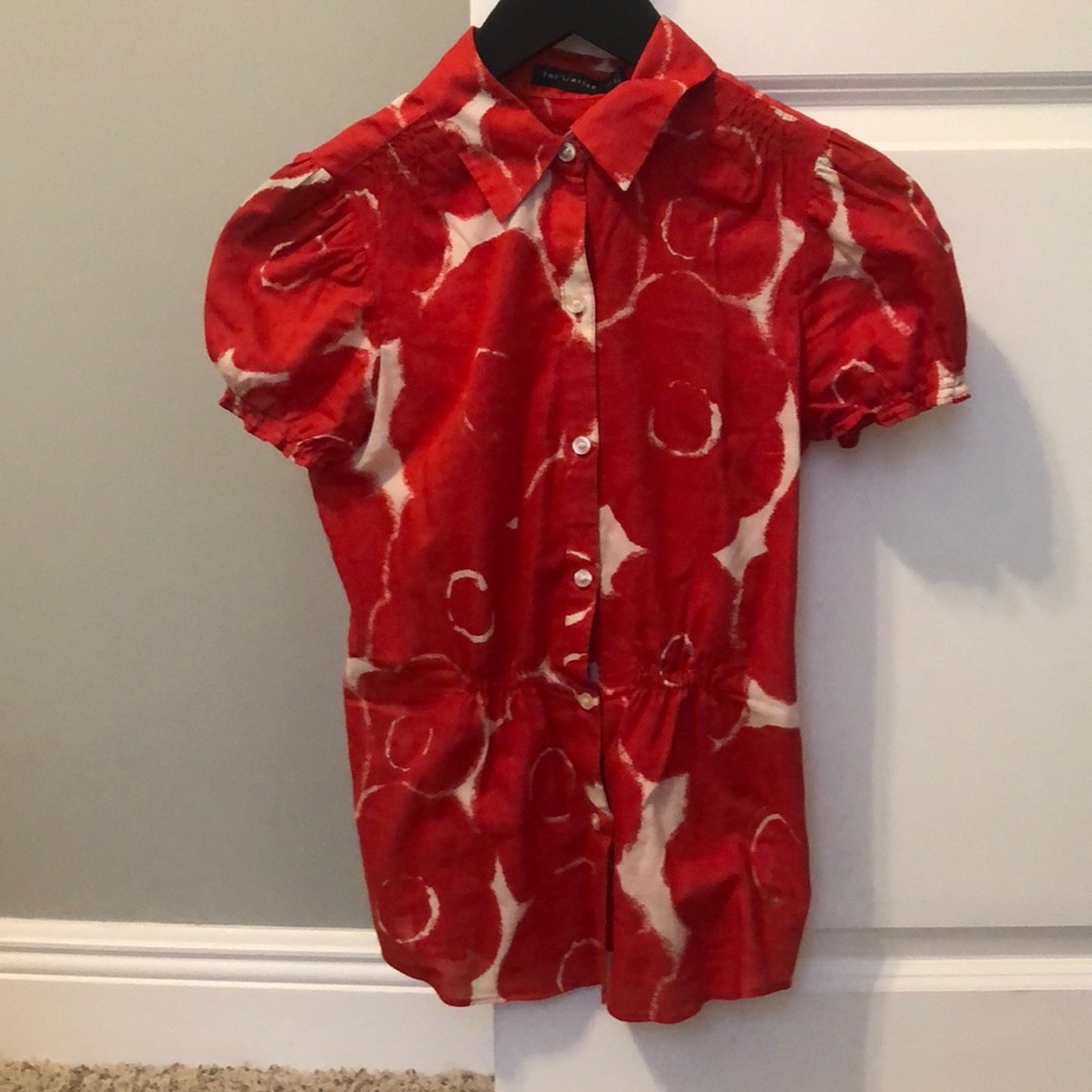 The Limited short sleeve button up bourse